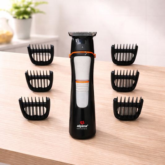 Alpina Hair Trimmer – IPX5 Waterproof Rechargeable Beard & Hair Trimmer (SF-5038) - Habitt