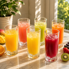 Premium Highball Tumbler Glass 290 ml – Sleek Tall Glass for Water, Juice & Soft Drinks