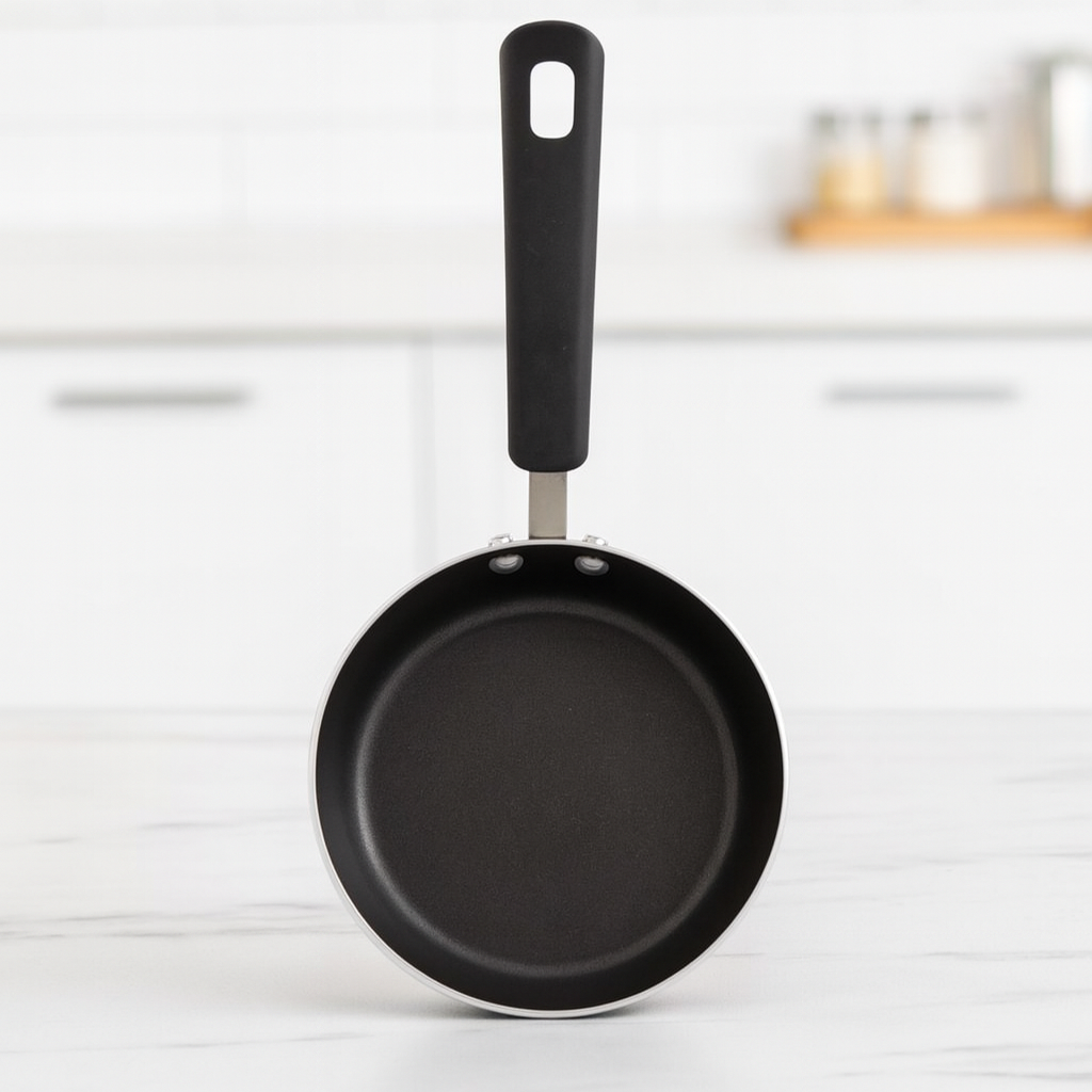 Prestige Mini Frypan 12 cm – Black | Non-Stick Small Frying Pan for Quick Cooking