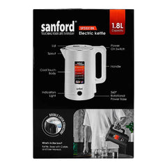 Sanford Electric Kettle 1.8L – Model SF-3331EK | Double Wall Cool Touch Kettle