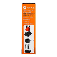 Sayona Infrared Cooker 2200W with Digital LED Display & Stainless Steel Body – Polished Black Crystal Plate (SIC-4532)