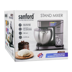 Sanford Stand Mixer 2000W – 10 Liter Stainless Steel Bowl, Full Copper Motor, 6 Speed (SF-1370SM)