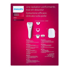Philips BRE710/01 8000 Series Wet & Dry Epilator | Powerful Hair Removal with 5 Accessories for Smooth Skin