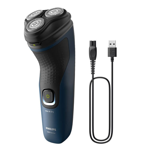 Philips S1151/00 1000 Series Wet & Dry Electric Shaver | Cordless Rotary Shaver for Comfortable Daily Shaving