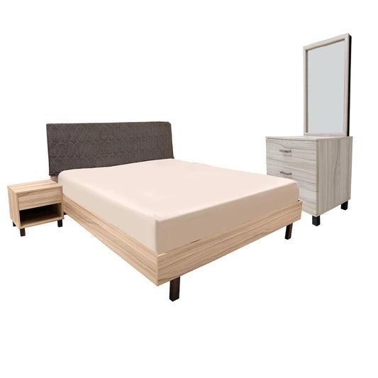 Cambridge - Bed & Dresser 1200