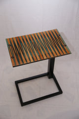 green long tirangle C table