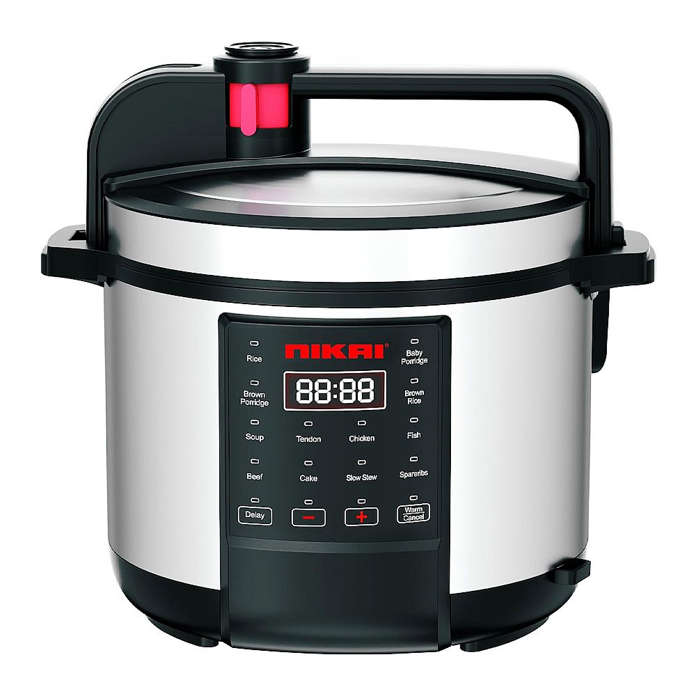 Nikai Digital Pressure Cooker 6 Liter – Model MEP682DS | Multi-Function Electric Cooker