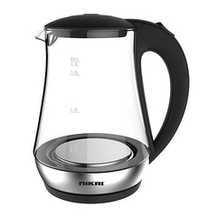 Nikai Electric Glass Kettle 1.7L – Model NK-323G | High Power Fast Boil Kettle