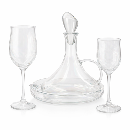 Crystal Glass Decanter Set – Multi Piece Premium Barware Set