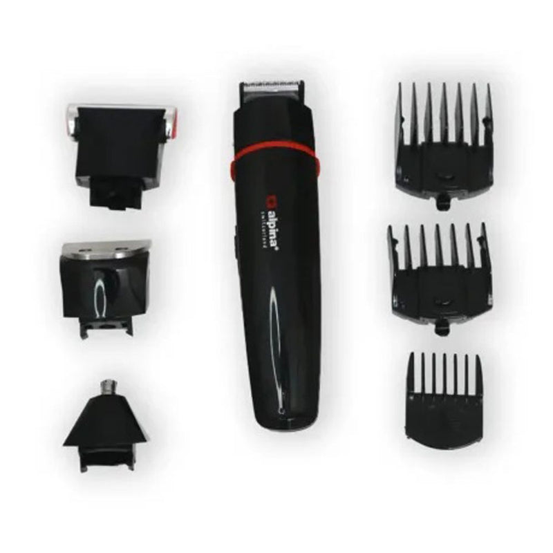 Alpina 7-In-1 Grooming Kit – Rechargeable Trimmer Set, 1 Hour Working Time, 500mAh Battery (SF-5049) - Habitt