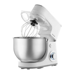 Sencor Food Stand Mixer 1300W with 5L Stainless Steel Bowl – Powerful Tilt-Head Kitchen Mixer (STM3800WH) - Habitt
