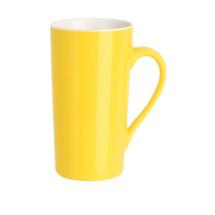Ceramic Tall Mug 450ml Collection – Red, Blue, Yellow, Pink & Green