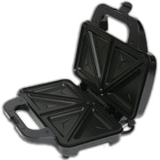 Alpina SF-2502-SB Jumbo Sandwich Maker | 1400W Non-Stick Electric Sandwich Grill – Black & Stainless Steel - Habitt