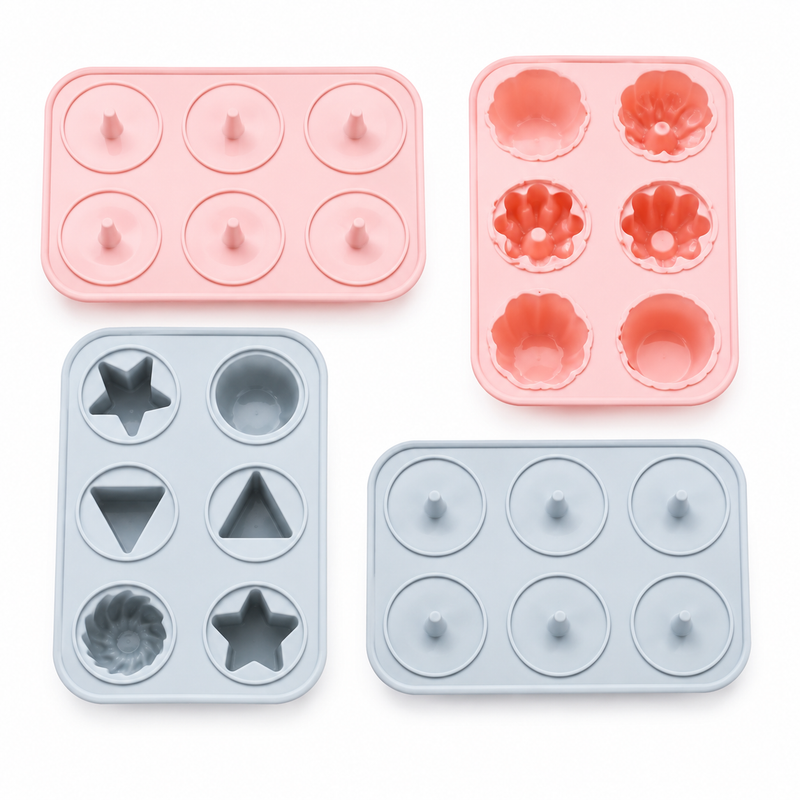 1 Pc Silicone Ice Cream Mold Assorted