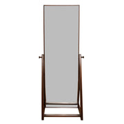Aura Full-Length Wooden Standing Mirror – Elegant Adjustable Floor Mirror - Habitt