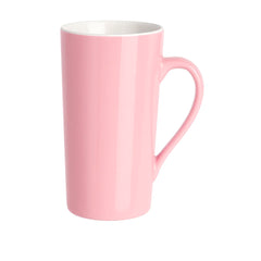 Ceramic Tall Mug 450ml Collection – Red, Blue, Yellow, Pink & Green