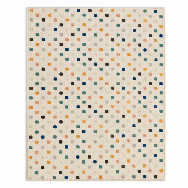 Rugs – Printed 5x8 Ft  2207c00WHITE