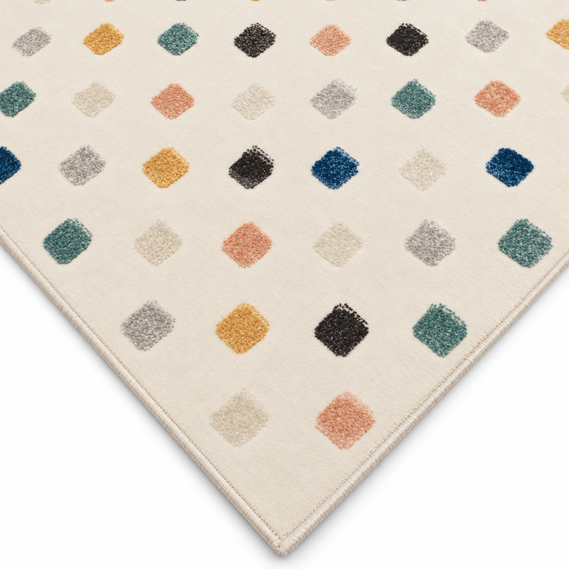 Rugs – Printed 5x8 Ft  2207c00WHITE