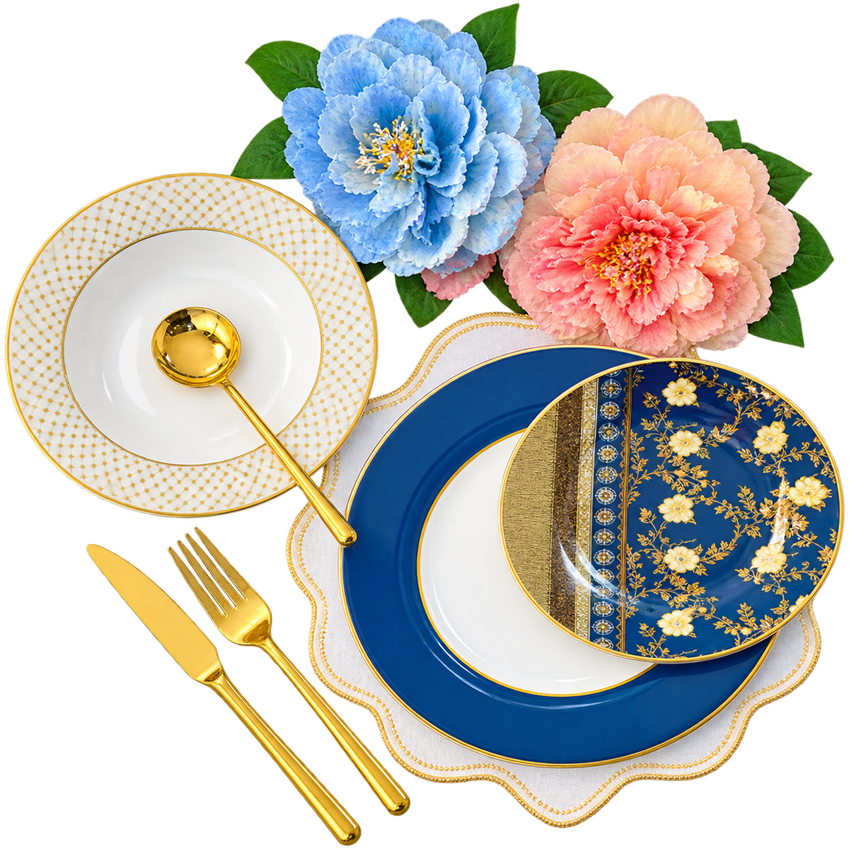 18 PCS Classic Plate Set – Stylish Dinnerware Collection for Every Occasion
