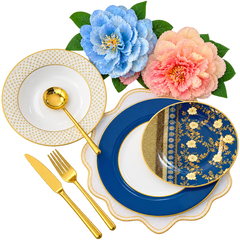 18 PCS Classic Plate Set – Stylish Dinnerware Collection for Every Occasion