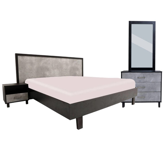 Oxford - Bed & Dresser 1200