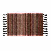 Boho Tribal Bamboo Table Runner – Black Multi Ethnic Geometric Design (13x19, 13x45, 13x72) - Habitt