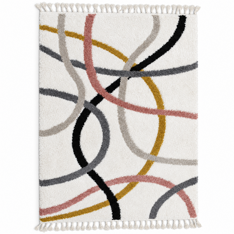 Rugs –  5x8  Ft   IB11AIVORY/D_GRAY