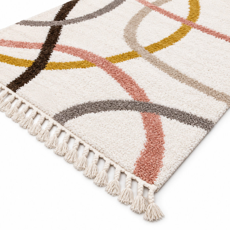 Rugs –  5x8  Ft   IB11AIVORY/D_GRAY