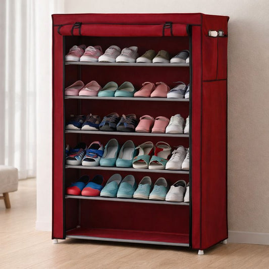 Shoe Cabinet 6 Layers – Large Capacity Fabric Shoe Storage Organizer