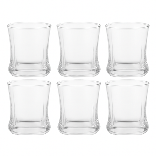 Premium Textured Tumbler Glass 230 ml
