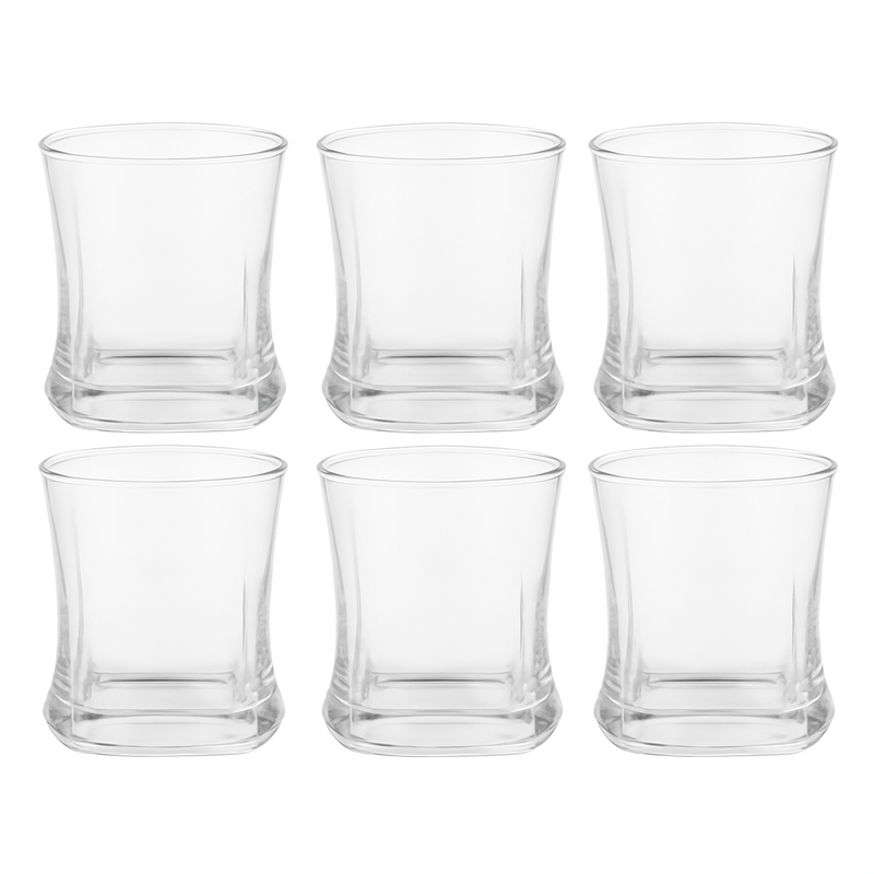 Premium Textured Tumbler Glass 230 ml - Habitt