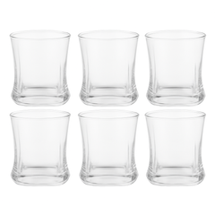 Premium Textured Tumbler Glass 230 ml