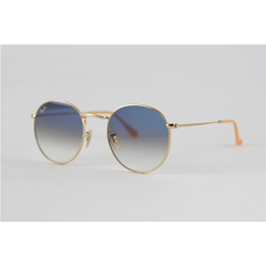 Ray Ban - 3447 - Flat Lens - Metal - Round - Sunglasses