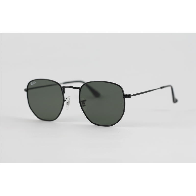 Ray Ban - 3548 - Black - Flat Lens - Metal - Sunglasses