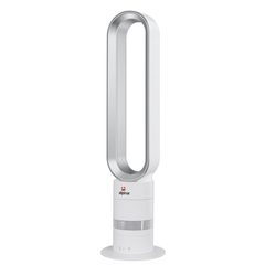 Alpina SF-5000 Electric Bladeless Fan | BLDC Motor, 10-Speed Quiet Cooling with Remote & Timer – 100–140V