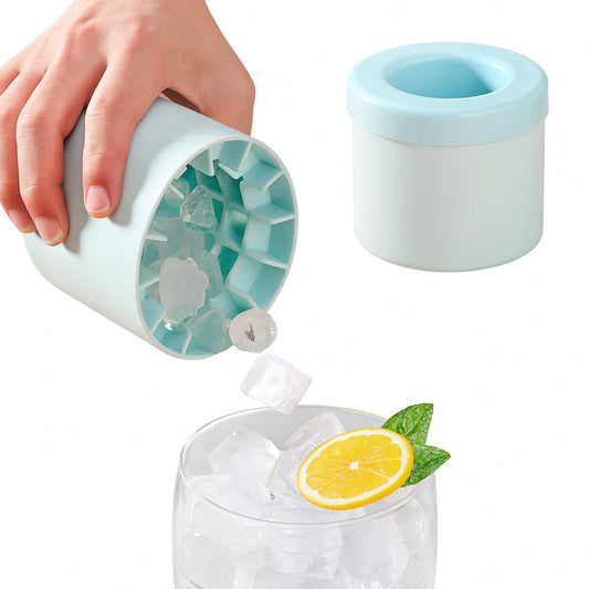 Silicone Ice Bucket – Portable Ice Cube Maker & Storage Container