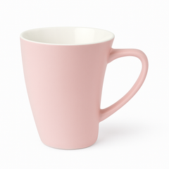 Matte Pink Ceramic Mug – Minimalist Coffee & Tea Cup