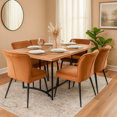 Gravel 6 Person Dining Table 4068 with Imperial Chair
