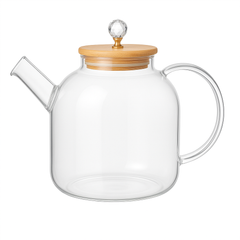 Stylish Glass Kettle with Golden Lid – 1 Litre & 1.5 Litre