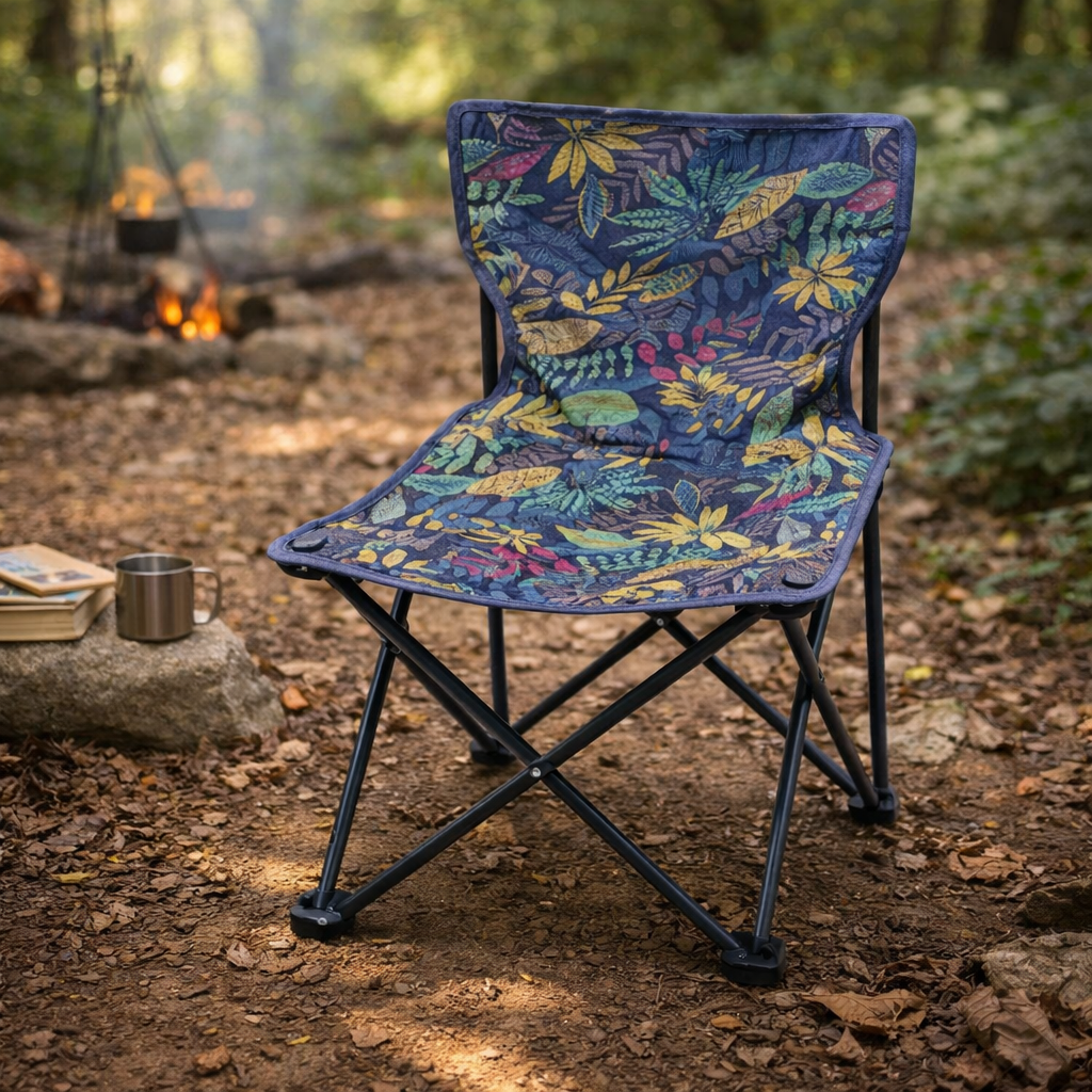 D2 Original Folding Camping Chair – Portable Outdoor Chair with Heavy-Duty Steel Frame - Habitt