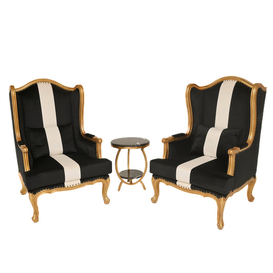 Winston Chair & Table Set – 2 Chairs + 1 Table Bundle
