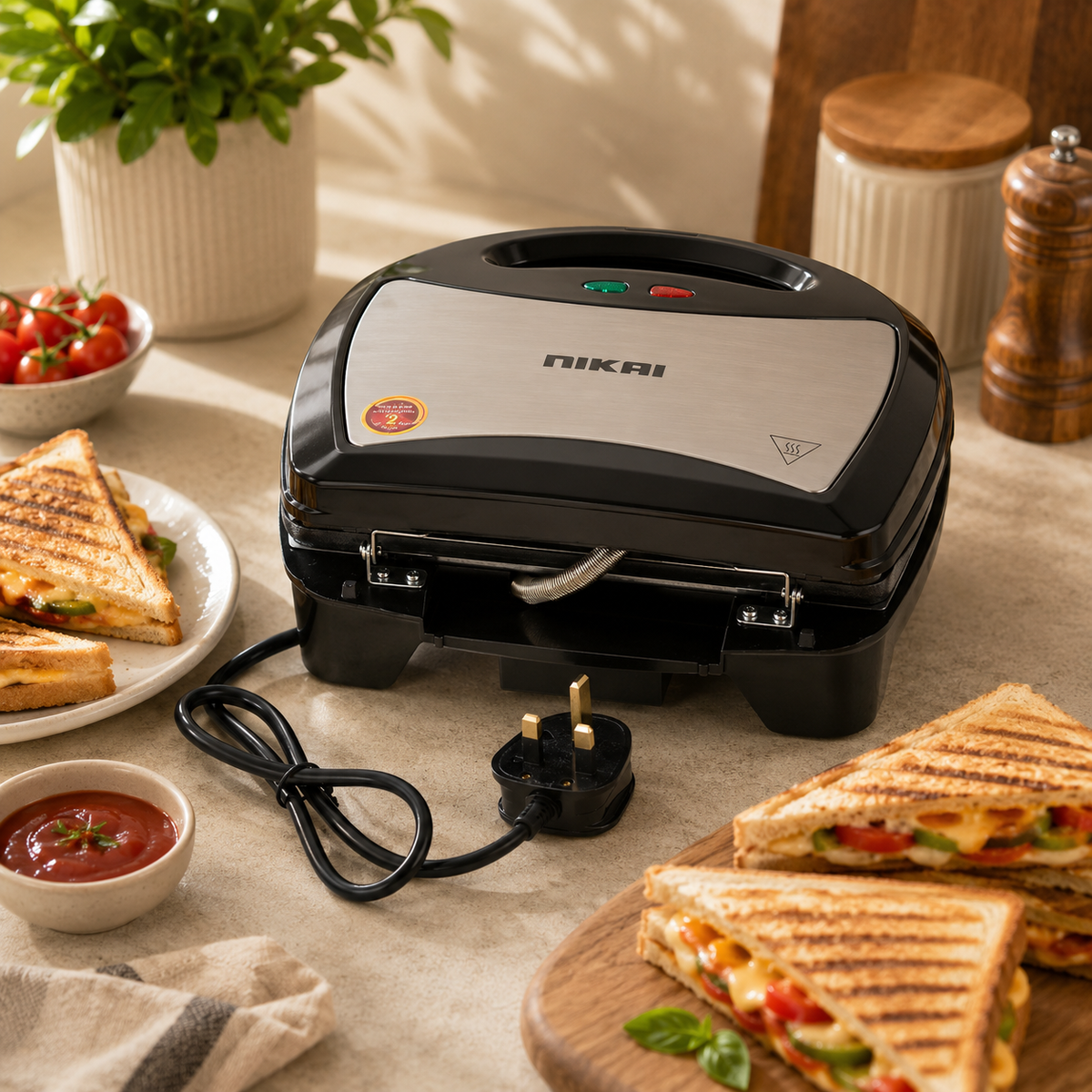 NIKAI SANDWITCH MAKER NGT727D