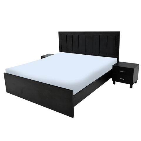 Blair King Size Bed W/2 Side Table