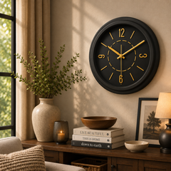Heritage Dream Wall Clock – 10.75 Inch Plastic Frame
