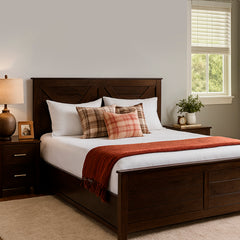 Hendrick Bed with side tables