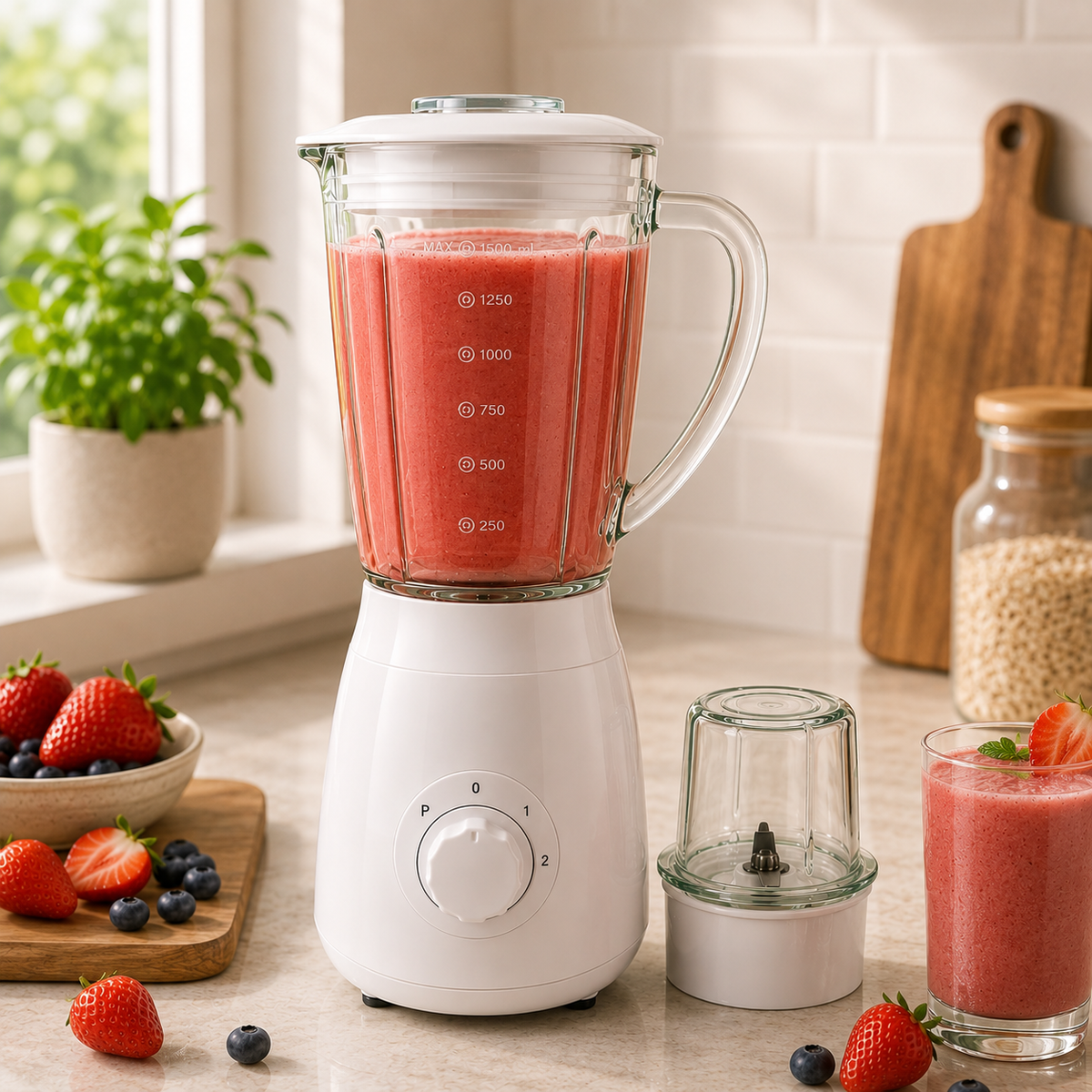 Blender Grinder – 2-in-1 Blender & Dry Grinder | 1500ml