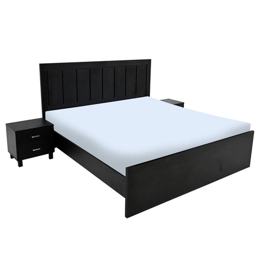 Blair King Size Bed W/2 Side Table 1200