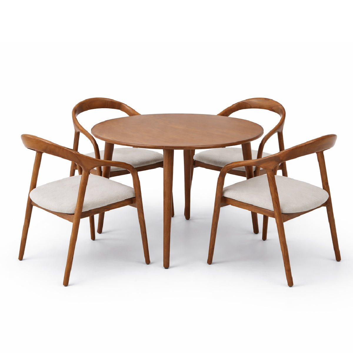 4 Humans Table Nora 4 Person Dining Table - Habitt