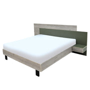 Hyphen King Size Bed with 2 side Drawers