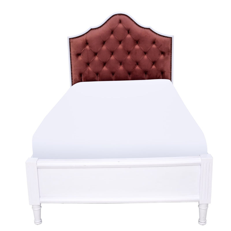 Ethereal white Single Bed